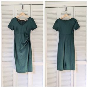 Boden Dark Green Midi Dress